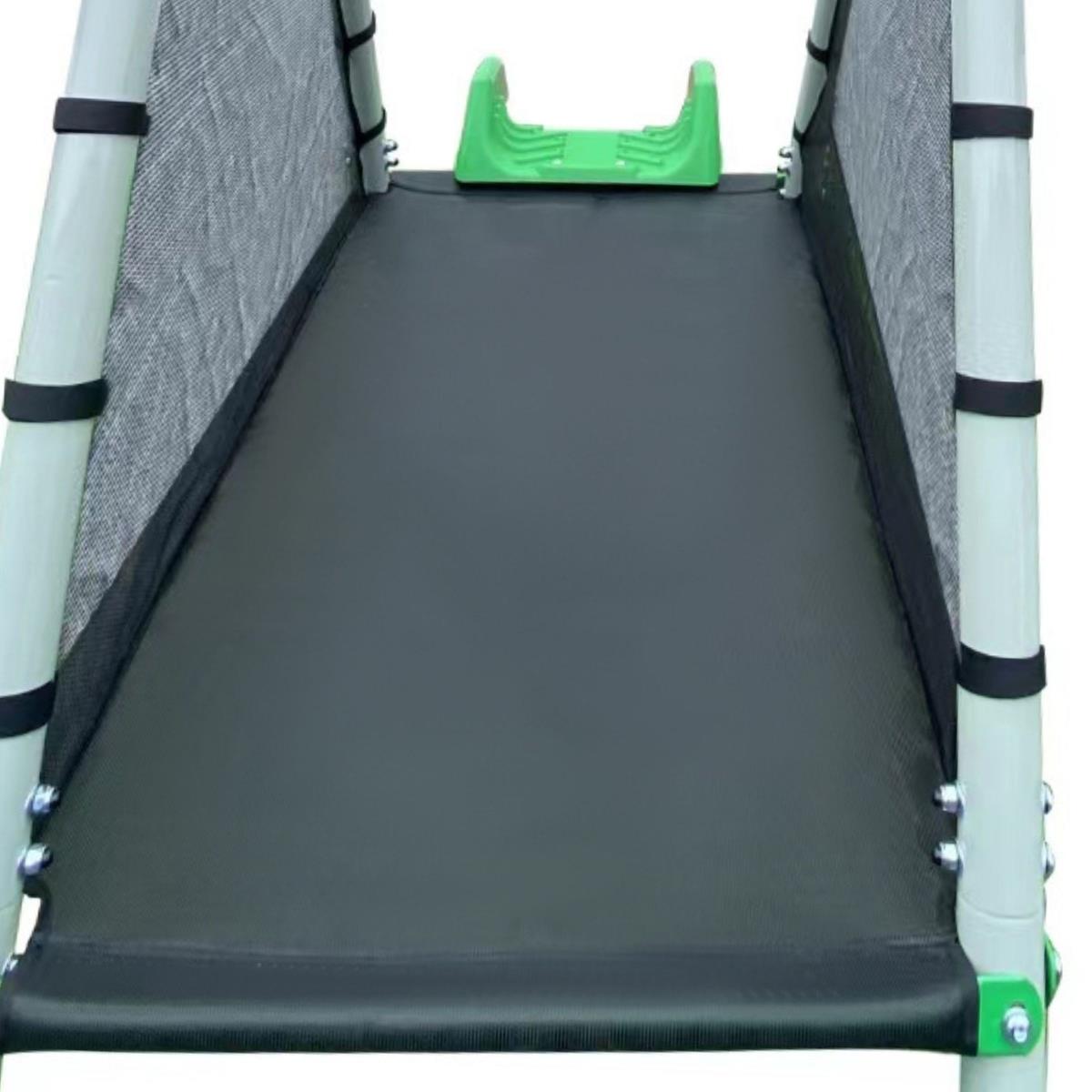 XXL sodo žaidimų aikštelė vaikams su sūpynėmis, gimnastikos trapecija ir čiuožykla