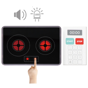 XXXL medinė interaktyvi kampinė virtuvė su šaldytuvu, mikrobangų krosnele, orkaite, indaplove ir priedais - balta