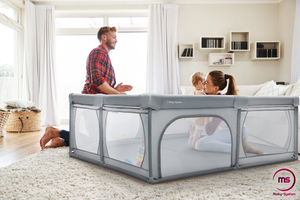 Didelė žaidimų aikštelė 200 cm x 140 cm - kūdikių žaidimų aikštelė, sausas baseinas