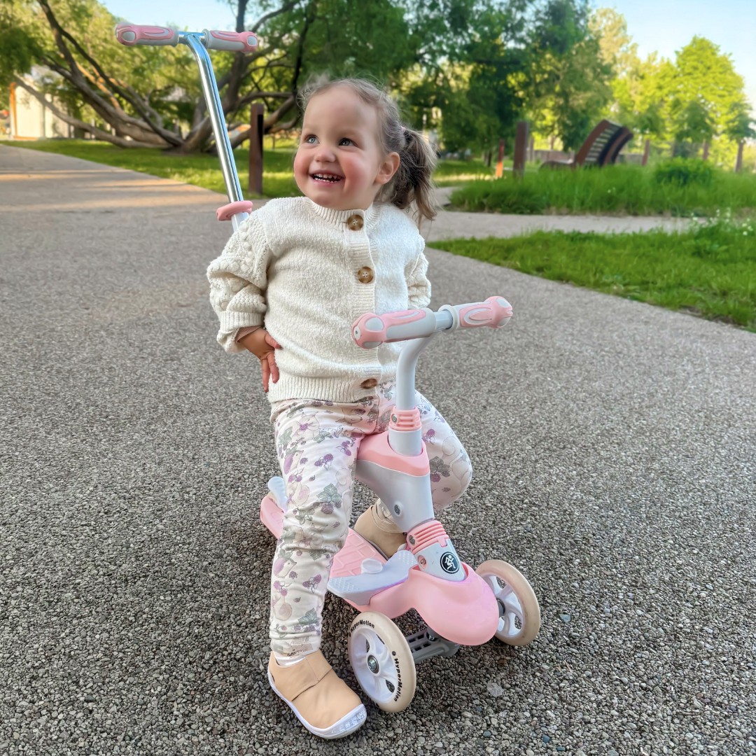 5in1 HyperMotion paspirtukas - rožinis