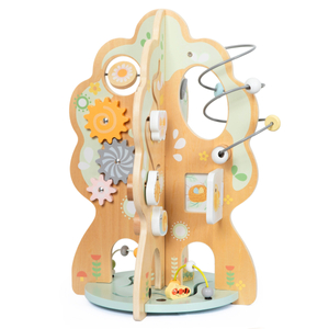 Medinis lavinantis žaislas 10 viename - daugiafunkcis medis