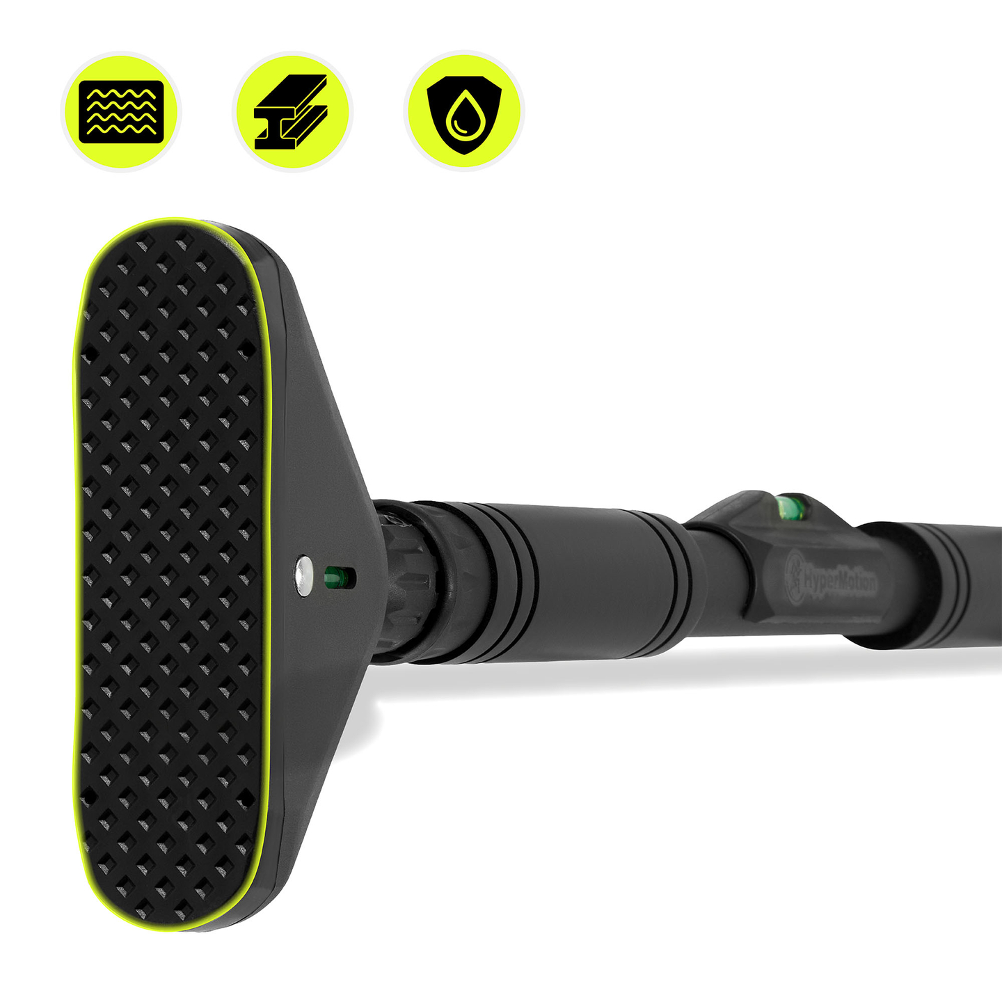 „HyperMotion“ reguliuojamo aukščio prisitraukimų skersinis 70–100 cm, 200 kg, juodas