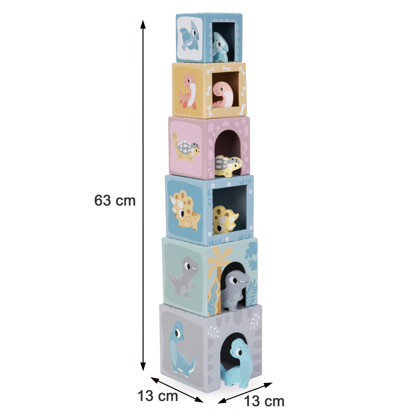 Bokšto rūšiuoklė su figūrėlėmis Dinozaurai