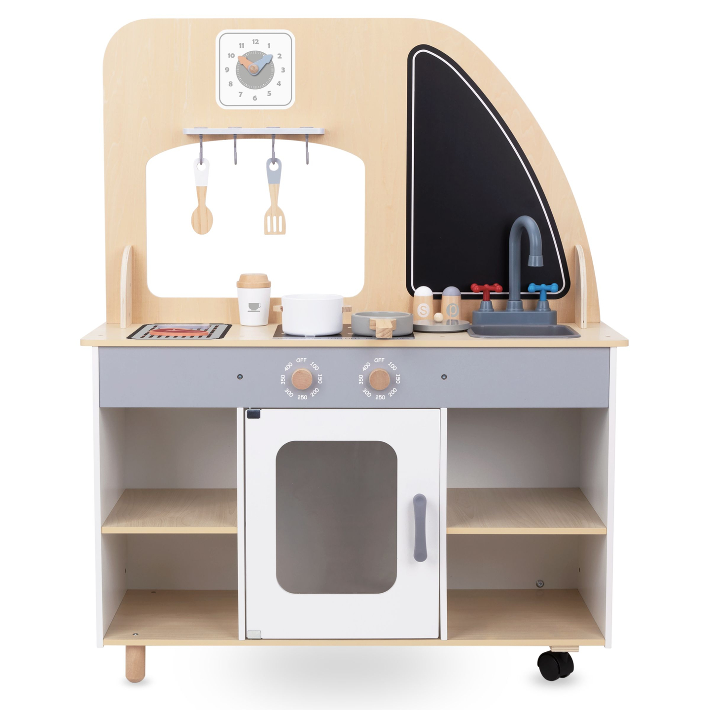 Medinis maisto sunkvežimis ant ratų - virtuvė su priedais