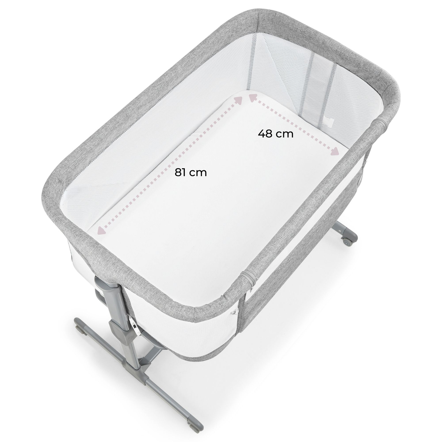 Pailginamoji lovelė Moby-Sistema LUNA 3in1 - pilka