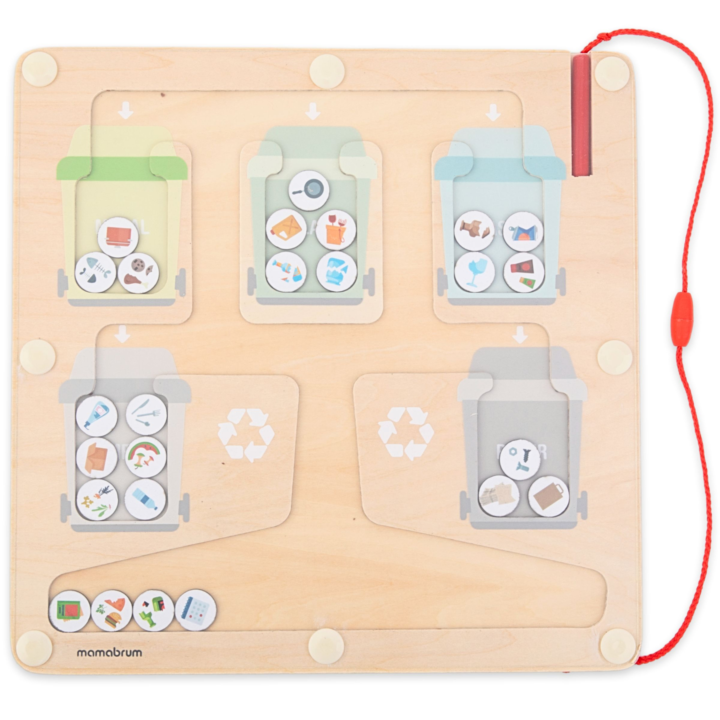 Magnetinė dėlionė Perdirbimas