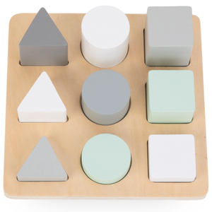 Medinė dėlionė - Sorteris - Trys figūrėlės