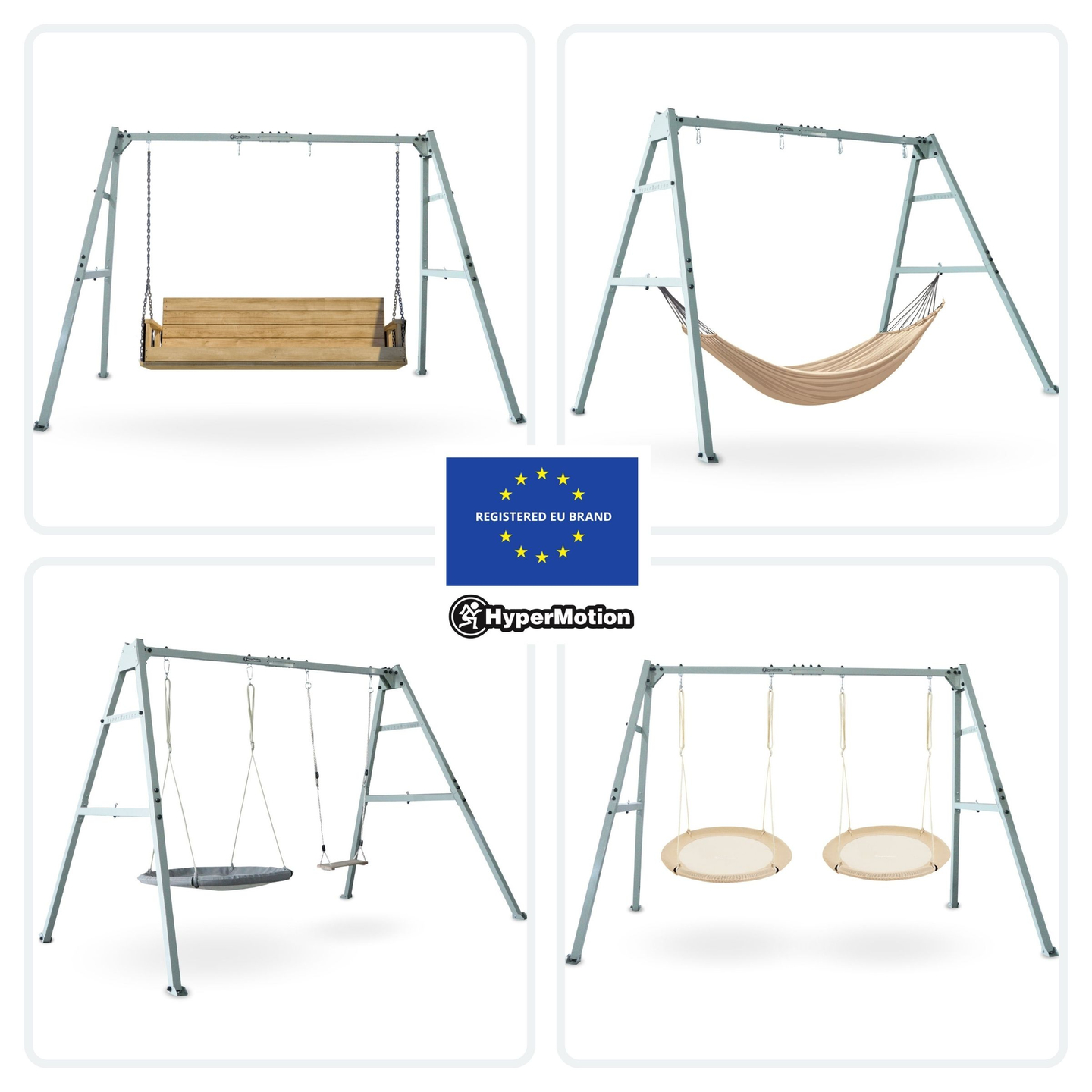 Plieninis rėmas sodo sūpynėms arba hamakui