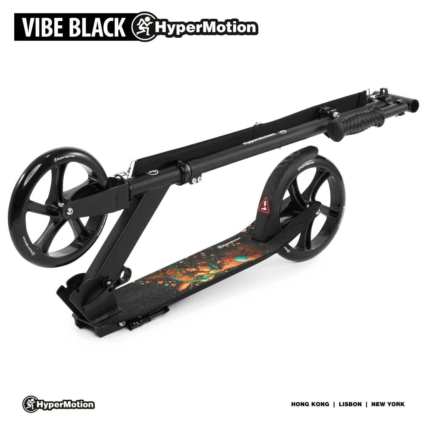 Dviejų ratų miesto motoroleris VIBE Black HyperMotion - 100kg
