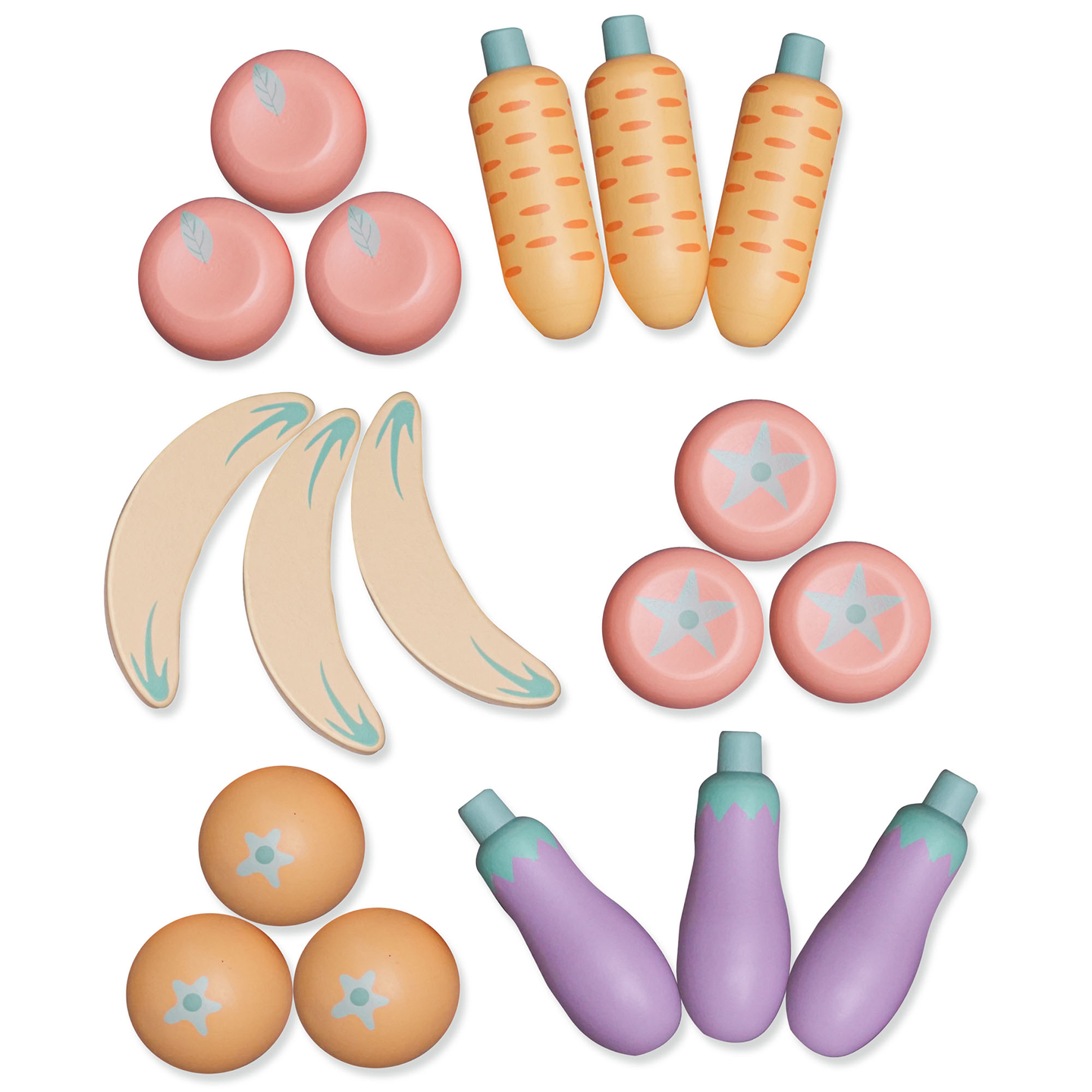 Didelė medinė XXXL parduotuvė vaikams su greito maisto baru - kampinė parduotuvė + kavos aparatas + orkaitė + šaldytuvas - 106 ak.