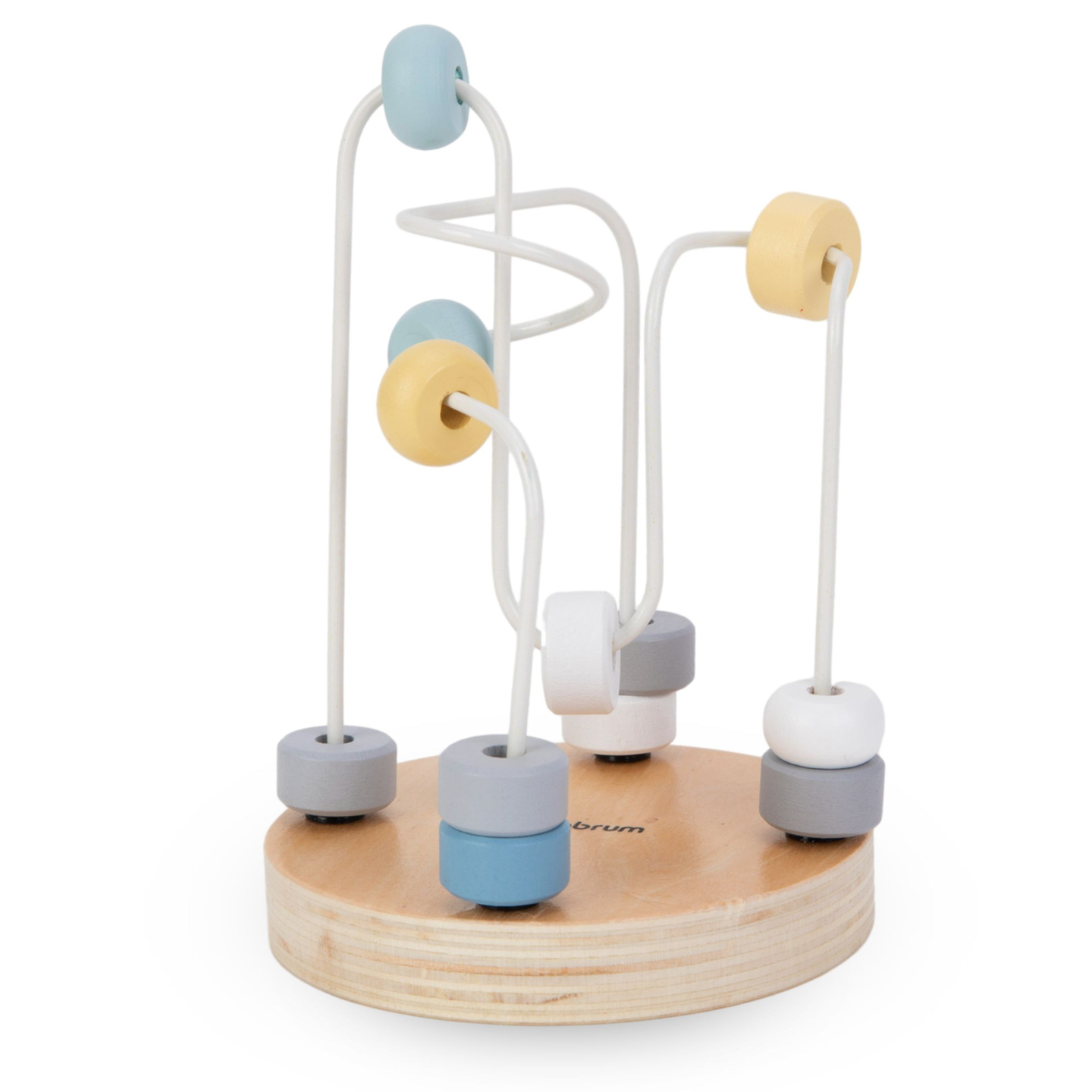 Medinių žaislų rinkinys - spalvotas persipynimas, ruonių piramidė, meškiukų rūšiuoklė