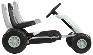 CHESTER pedalinis kartingas - pasivažinėjimas 3-6 metų vaikams - pilkas