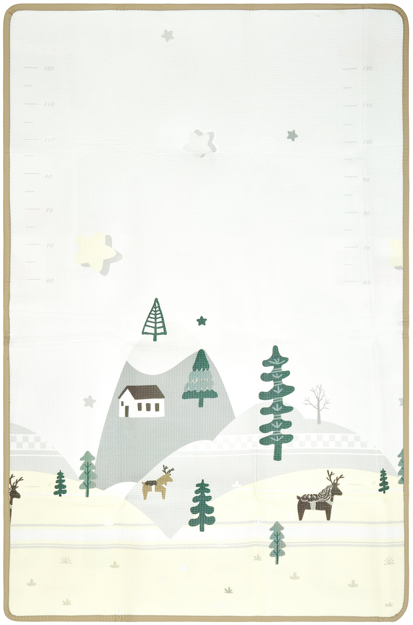 Dvipusis putų kilimėlis - pasakų šalis / žiemos miestas