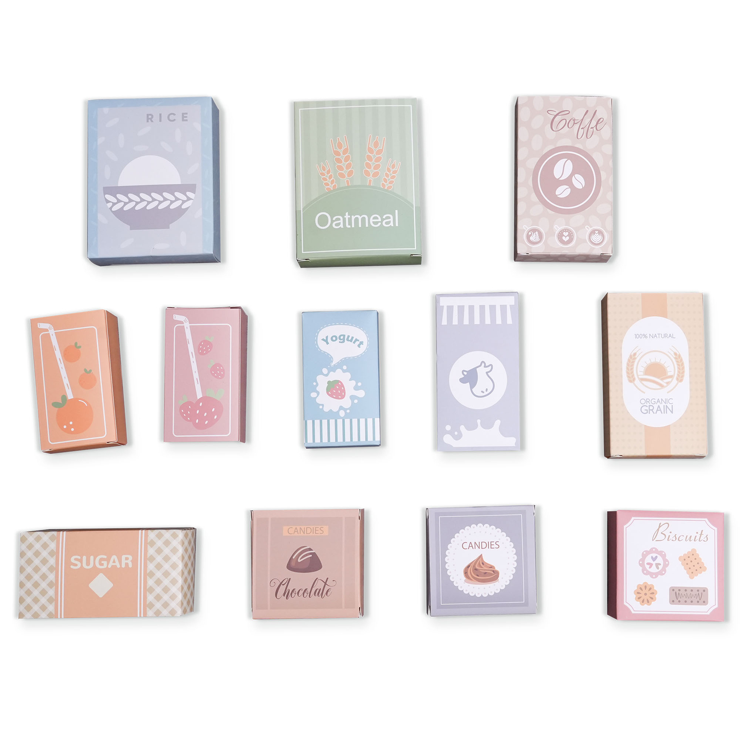 Didelė medinė XXXL parduotuvė vaikams su greito maisto baru - kampinė parduotuvė + kavos aparatas + orkaitė + šaldytuvas - 106 ak.