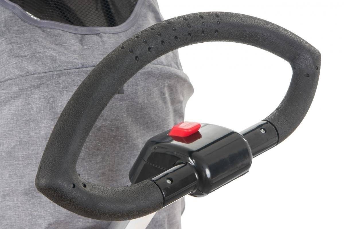 "Tobi Velar" triratis + lietaus plėvelė - pilka