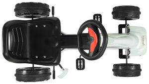 CHESTER pedalinis kartingas - pasivažinėjimas 3-6 metų vaikams - pilkas