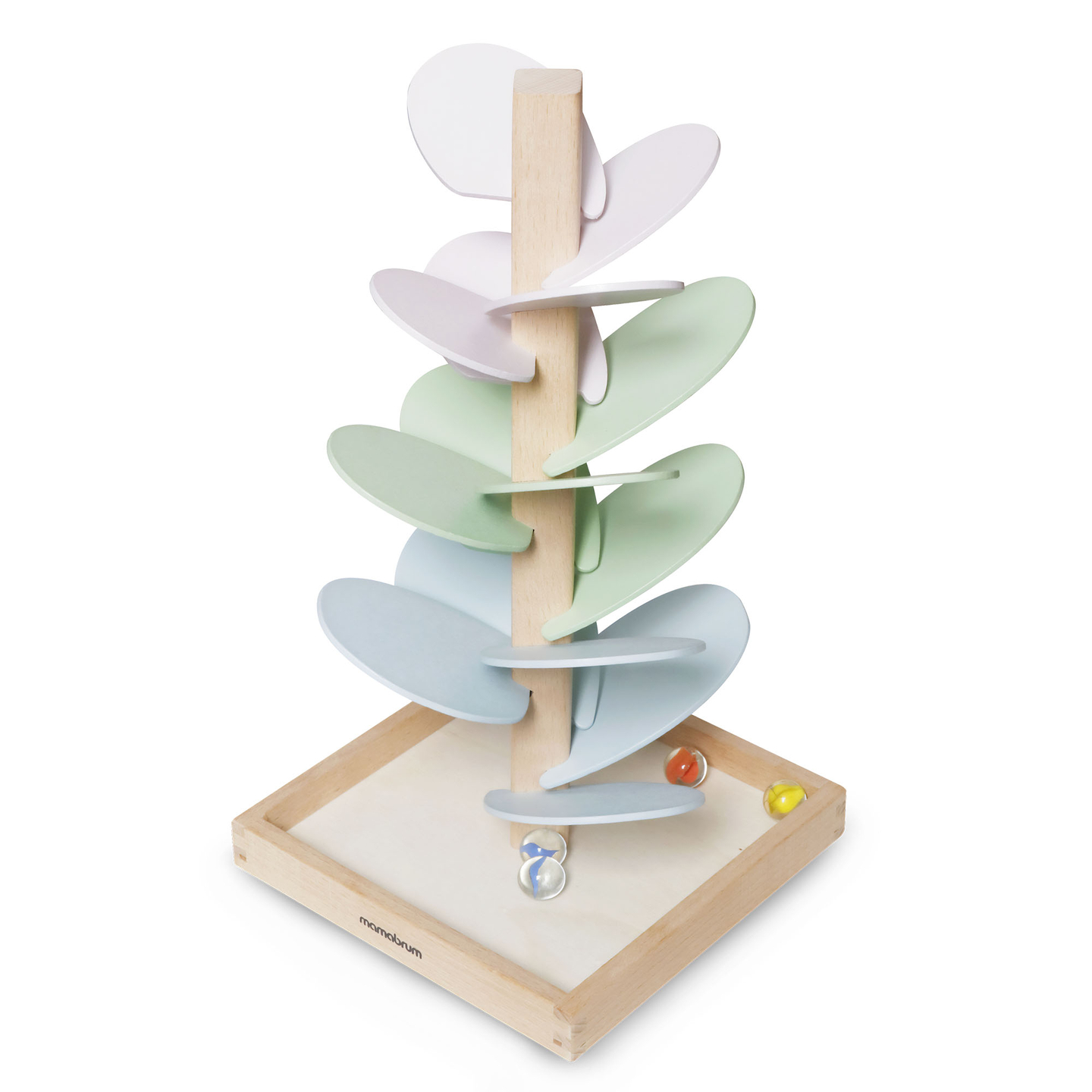 Medinis kulodromas - garso medis su kamuoliais