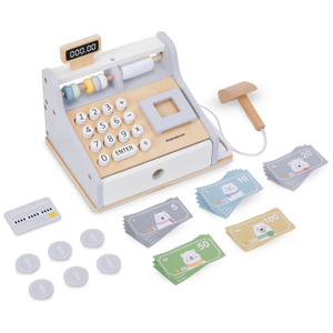 Medinis kasos aparatas su priedais