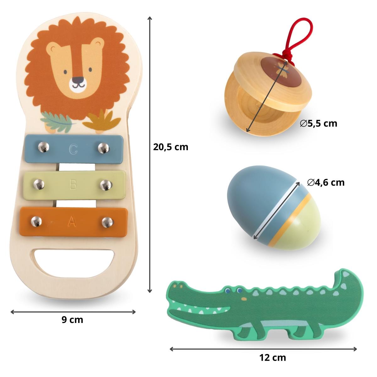 Muzikos instrumentų rinkinys Afrika