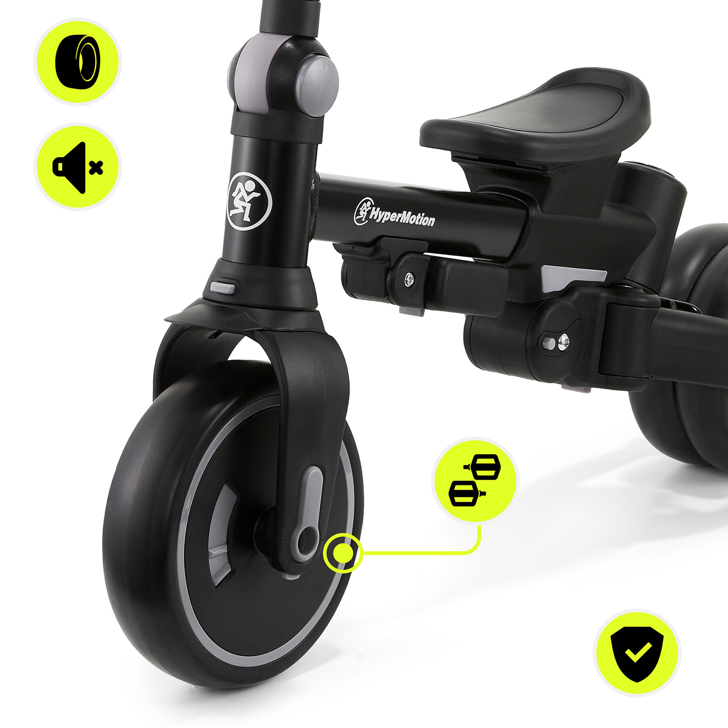 8in1 daugiafunkcinis triratis TOBI FOREST - pilkas