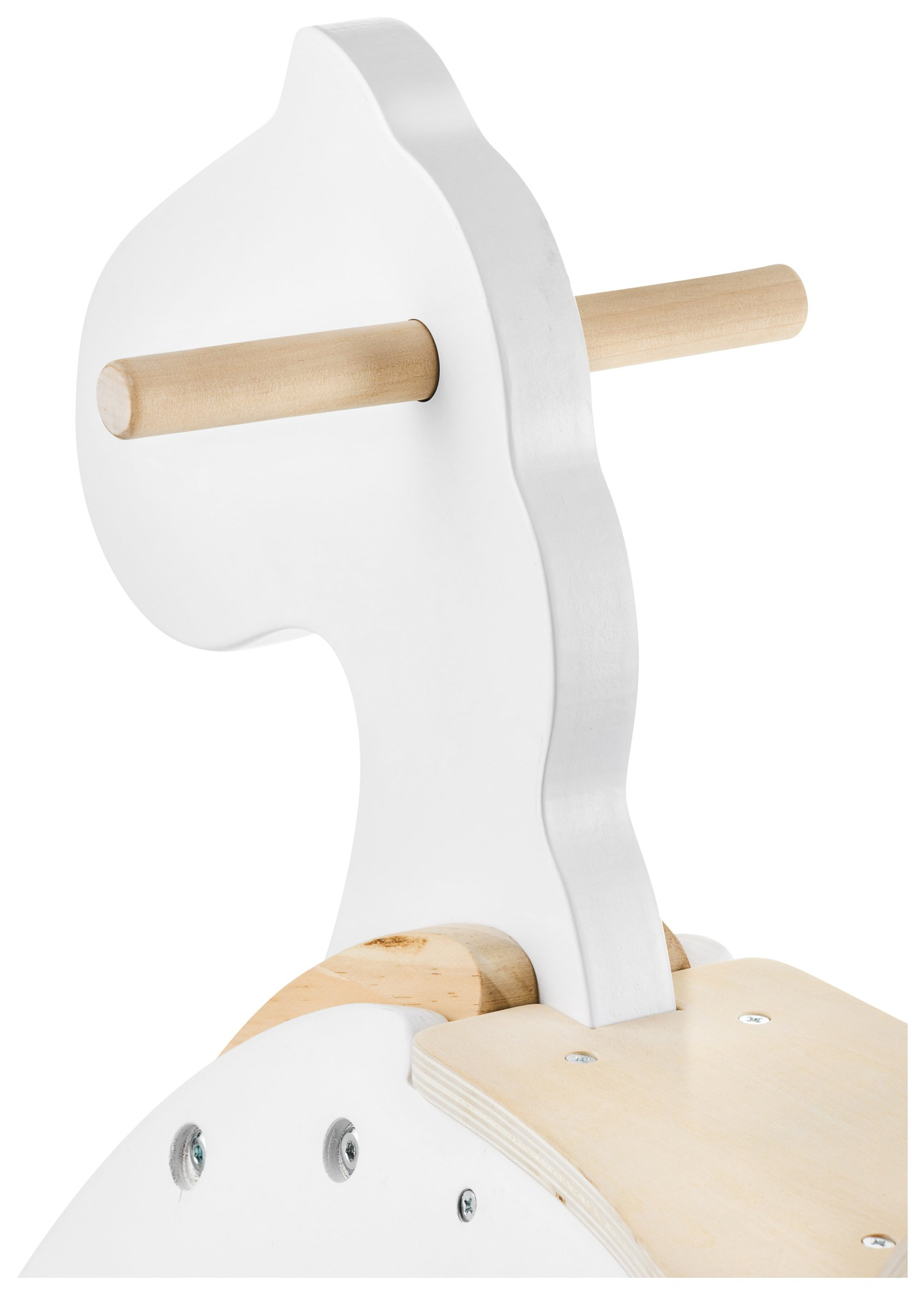 Medinis supamasis arklys - baltas - nuo 12 mėnesių.