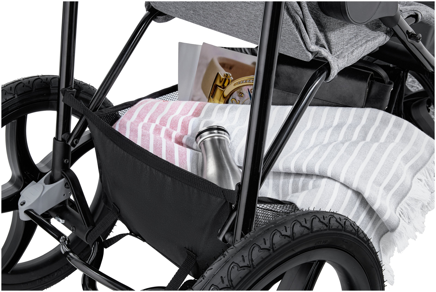 Kūdikių bėgimo vežimėlis + vaikiškas vežimėlis 0m+ Moby-System MOUNTAIN