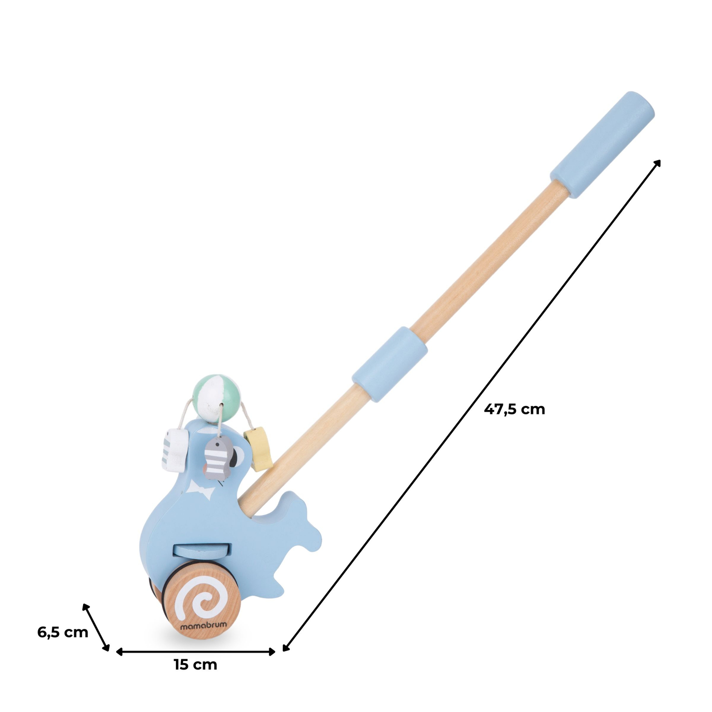 Medinė plomba su stūmikliu - stūmikliu