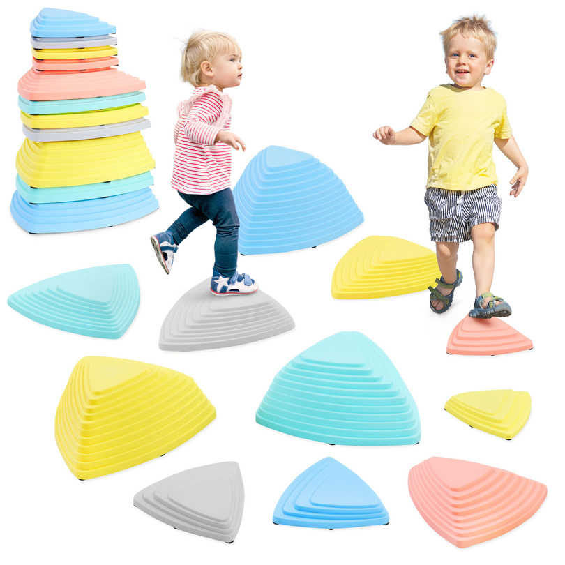 Spalvoti balansavimo akmenys - 11 vienetų