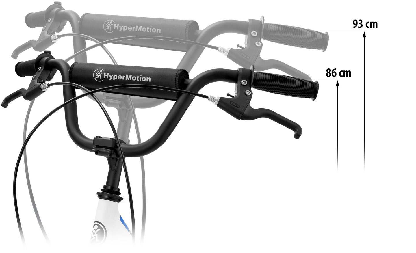 "HyperMotion RIVA" miesto paspirtukas su 50 cm ir 40 cm pripučiamais ratais