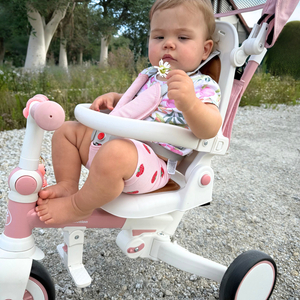 8in1 daugiafunkcinis triratukas TOBI FOREST - rožinis