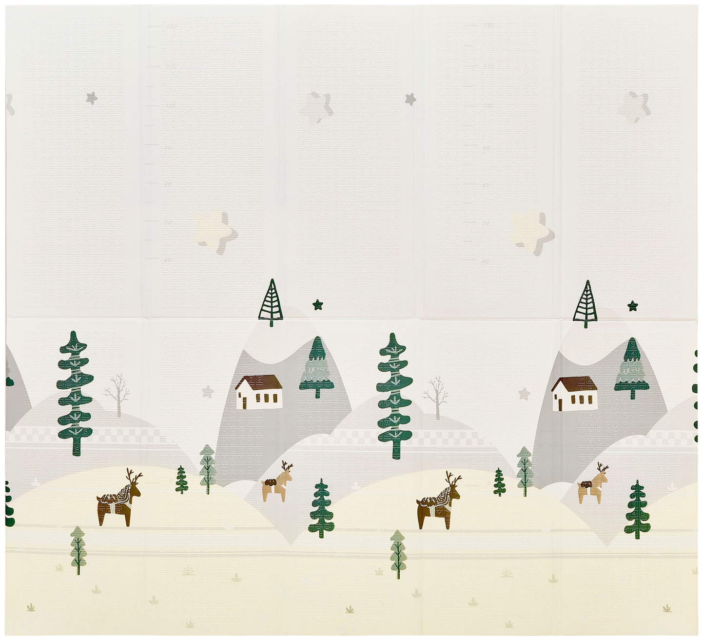 Dvipusis putų kilimėlis XXL - sulankstomas 1 CM (kalnų ir kelių)