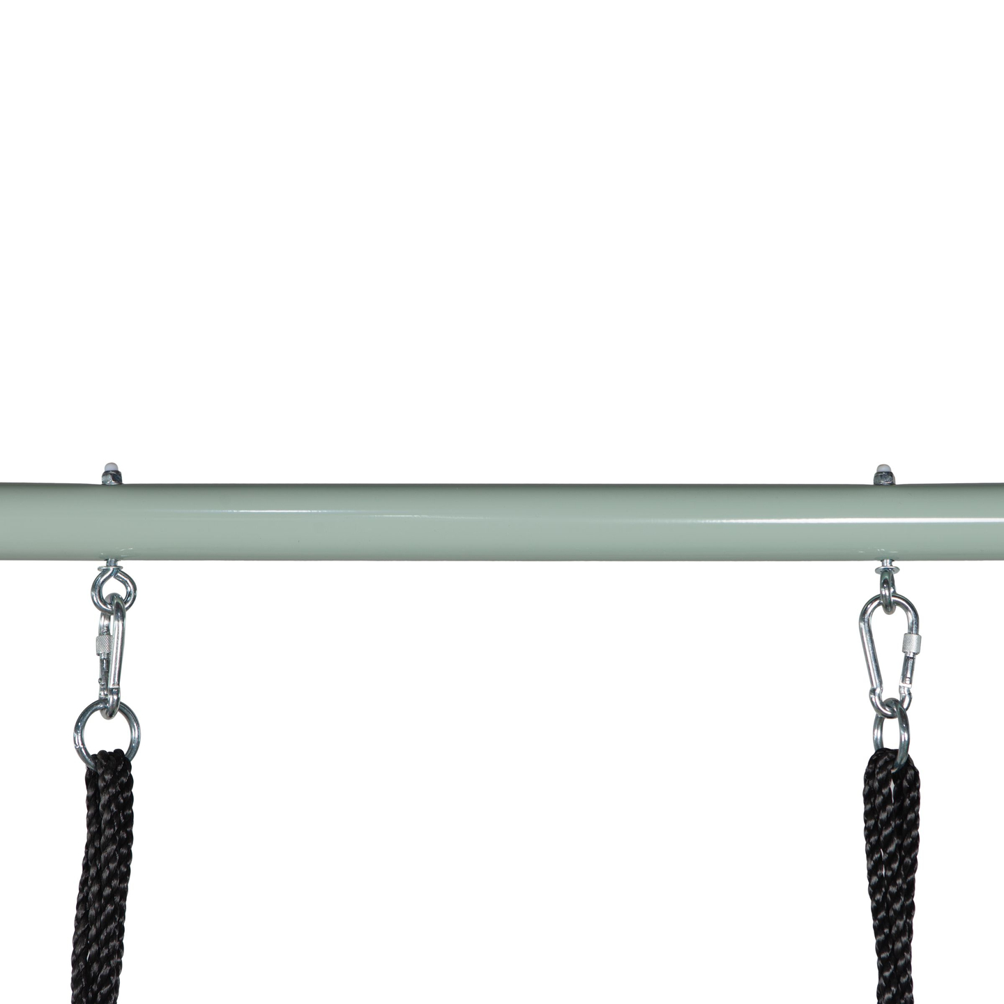 Gandralizdžio tipo sodo sūpynės su karkasu ir virvėmis