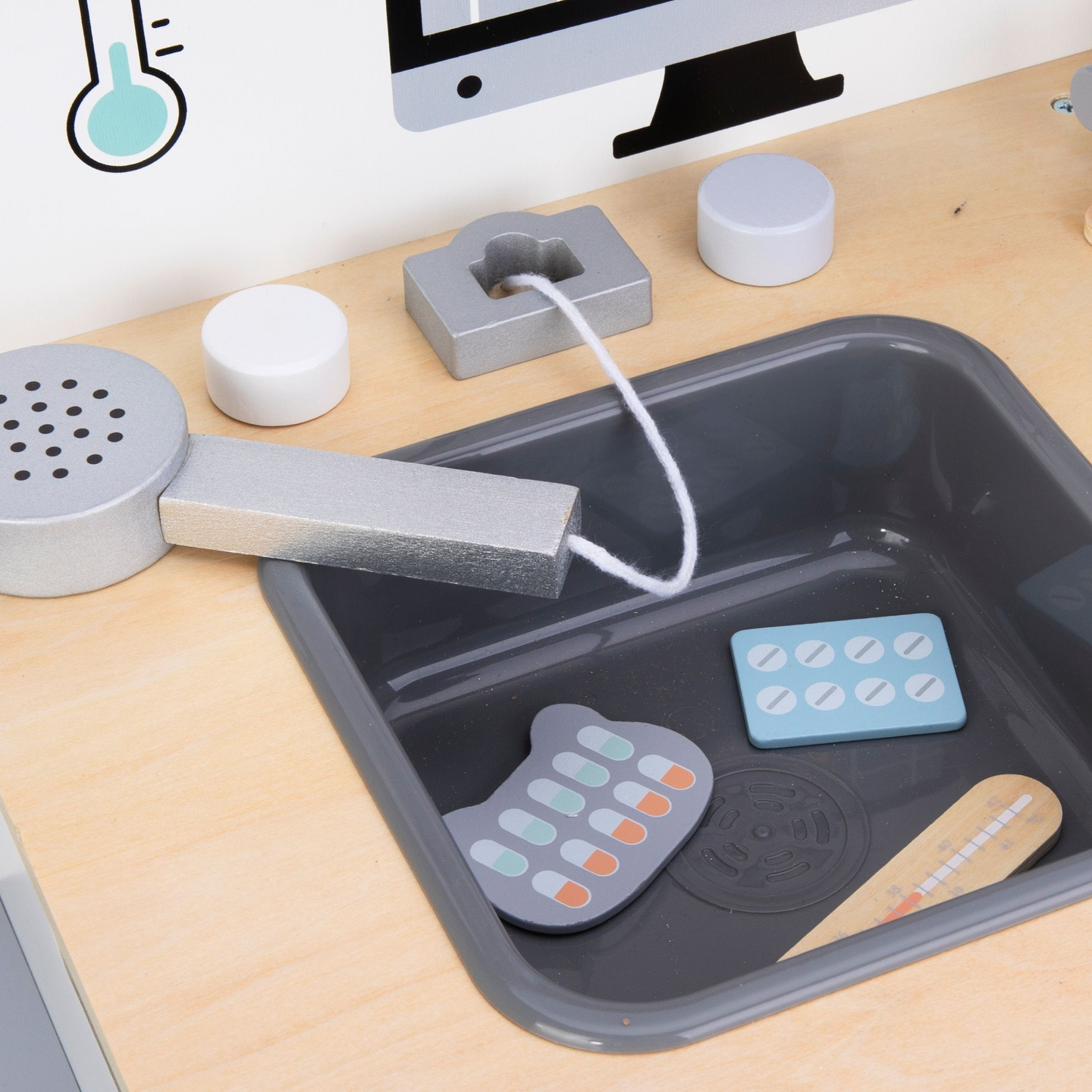 Gyvūnų ligoninė - medinis rinkinys