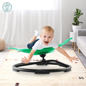 Mini vaikiška karuselė Žuvys - žalia spalva