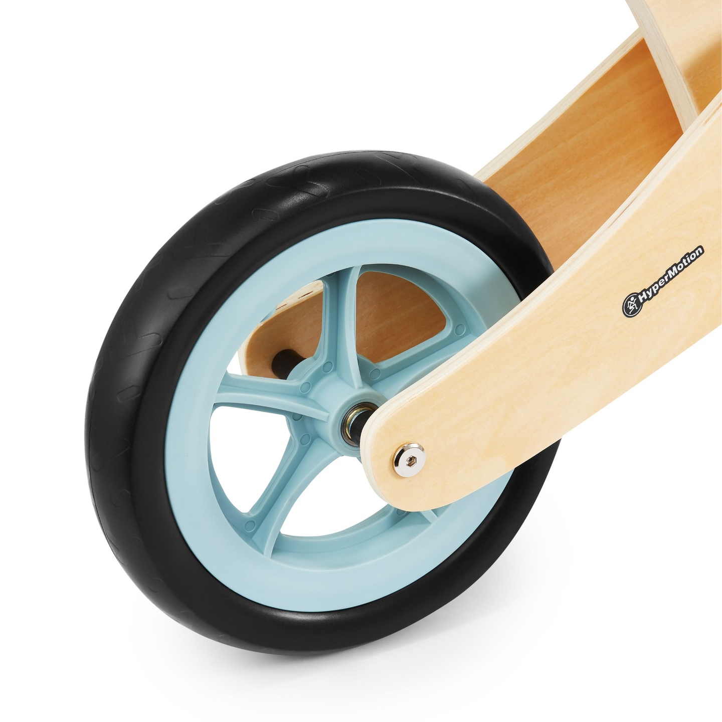 Medinis triratis ir balansinis dviratis 2in1 - HyperMotion PERCY - mėlynas