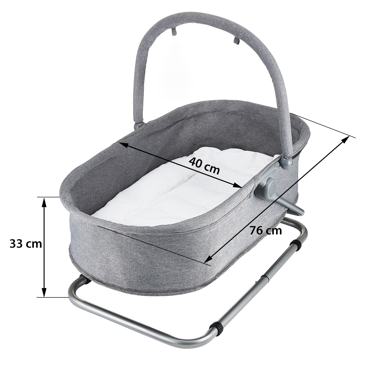 Šezlongas + plūduriavimo sėdynė + vaikiška lovytė 3 viename - Moby-System MILA