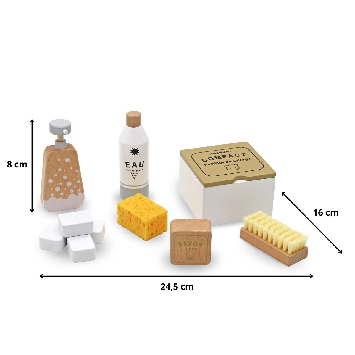 Medinis valymo rinkinys vaikams - 10 elementų