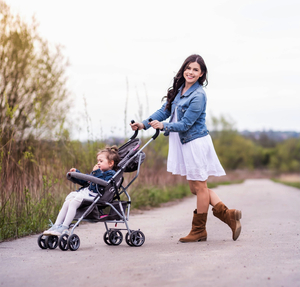 Lengvas vaikiškas vežimėlis, Moby-System Barton spalva: pilka