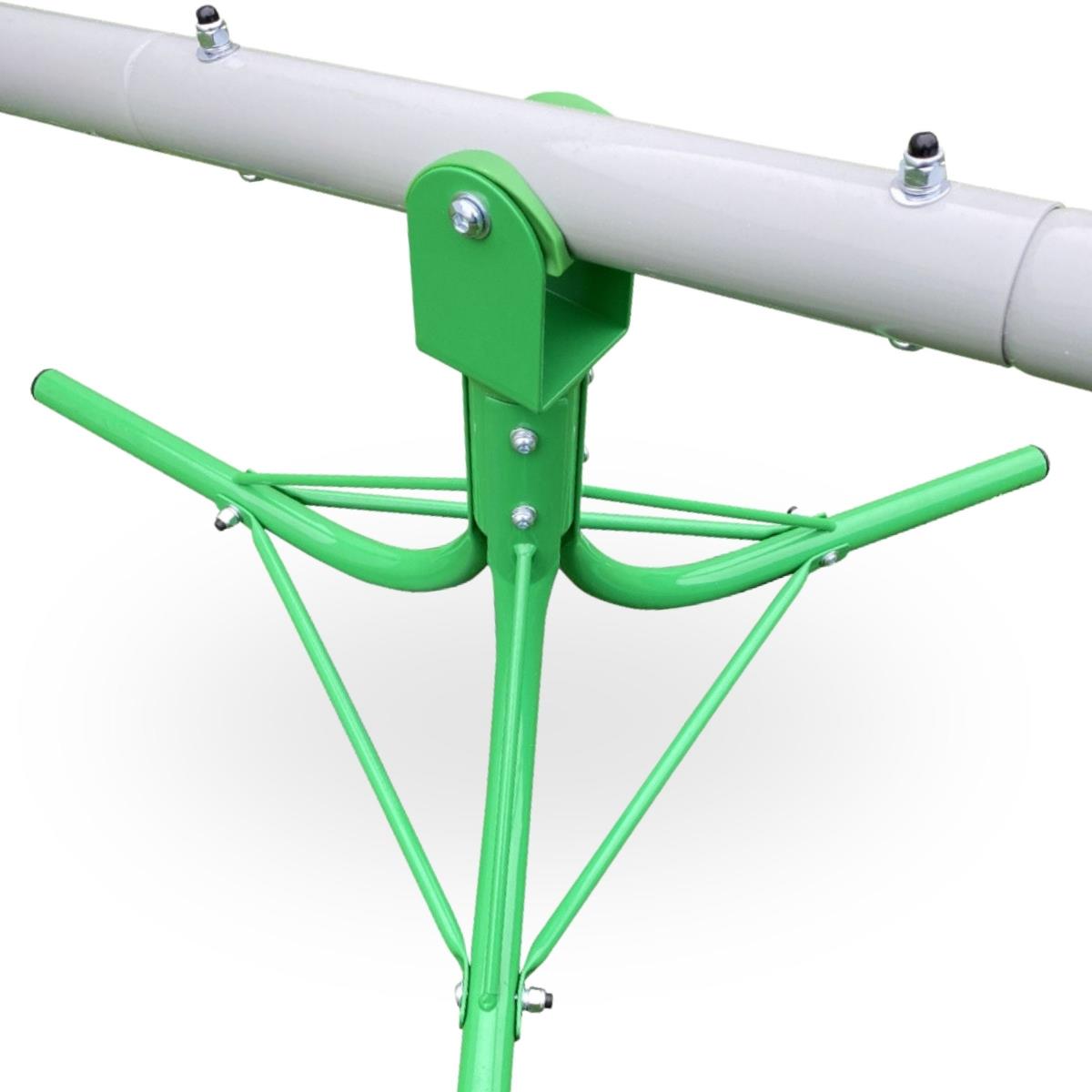 2 viename sūpynės sodo sūpynės, 2 asmenų pusiausvyros sija su 360 laipsnių karuselės funkcija