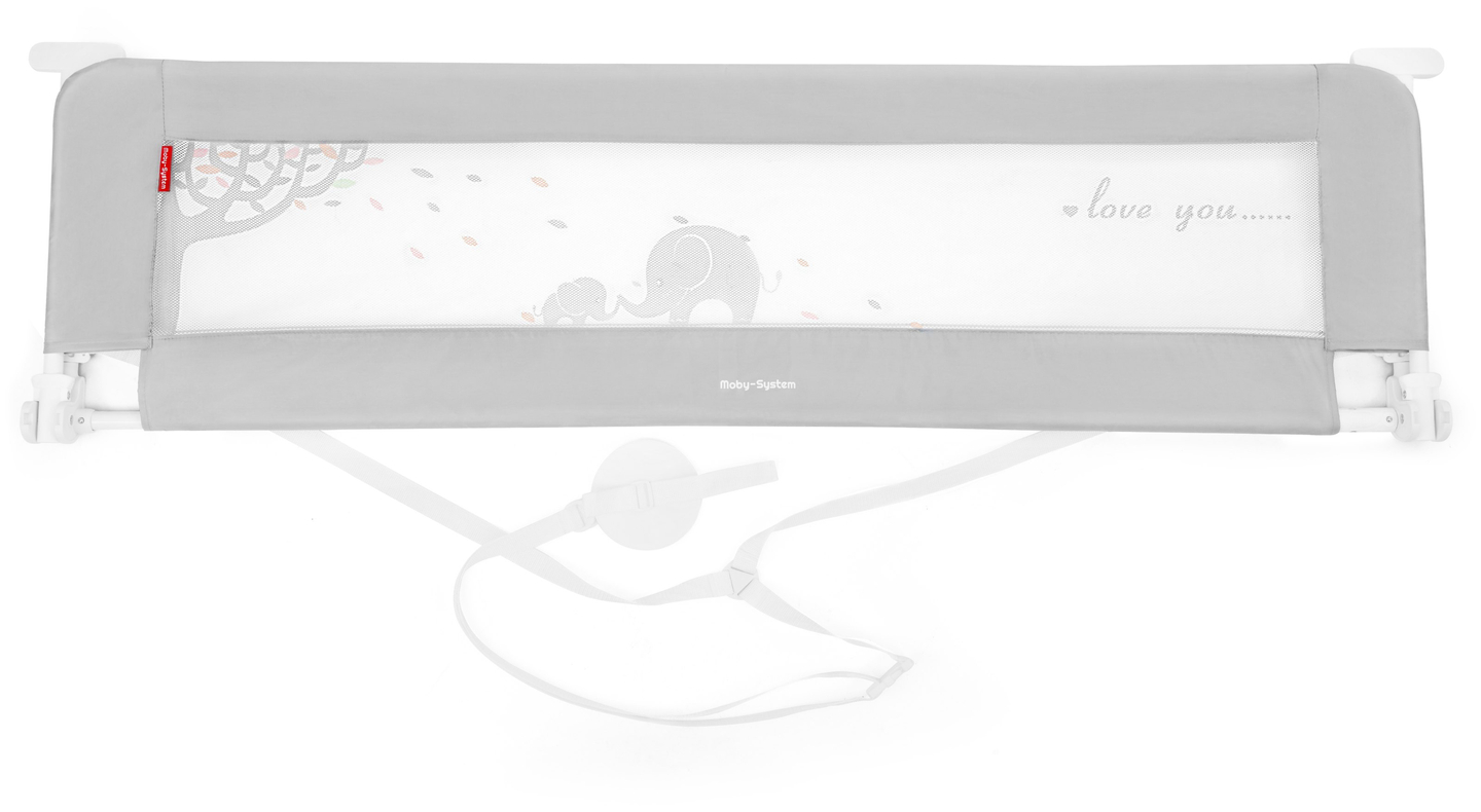 Lovos apsauginė užtvara - lovos turėklas - pilka