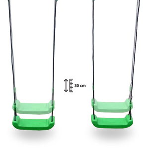 6 asmenų sūpynių komplektas vaikams - sodo žaidimų aikštelė