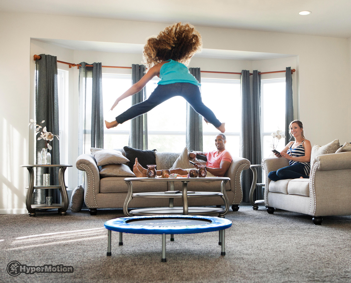 Mini batutas vaikams ir suaugusiems - iki 50kg - 91 cm - skirtas namams ir sodui