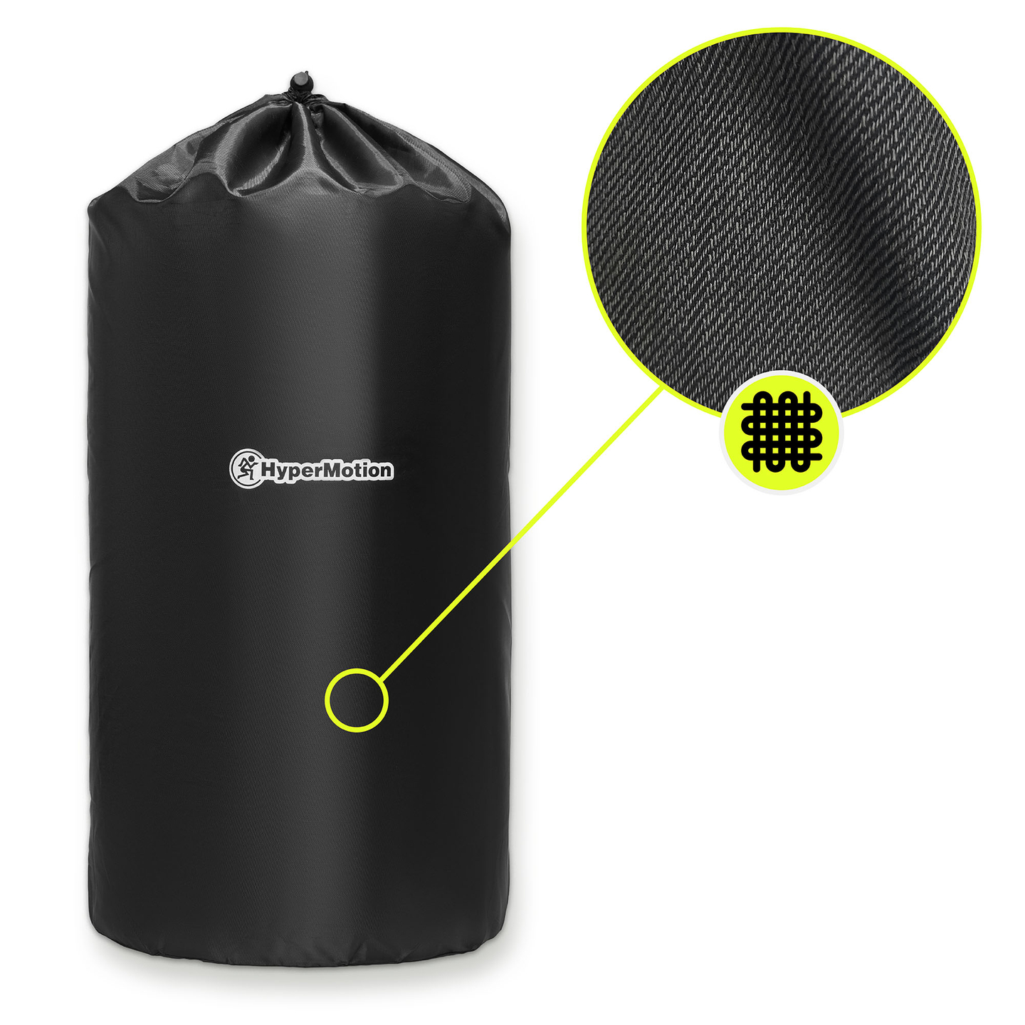 Akupresūros kilimėlis su pagalvėle ir užvalkalu – 72 cm „HyperMotion“ pilkas ir rožinis