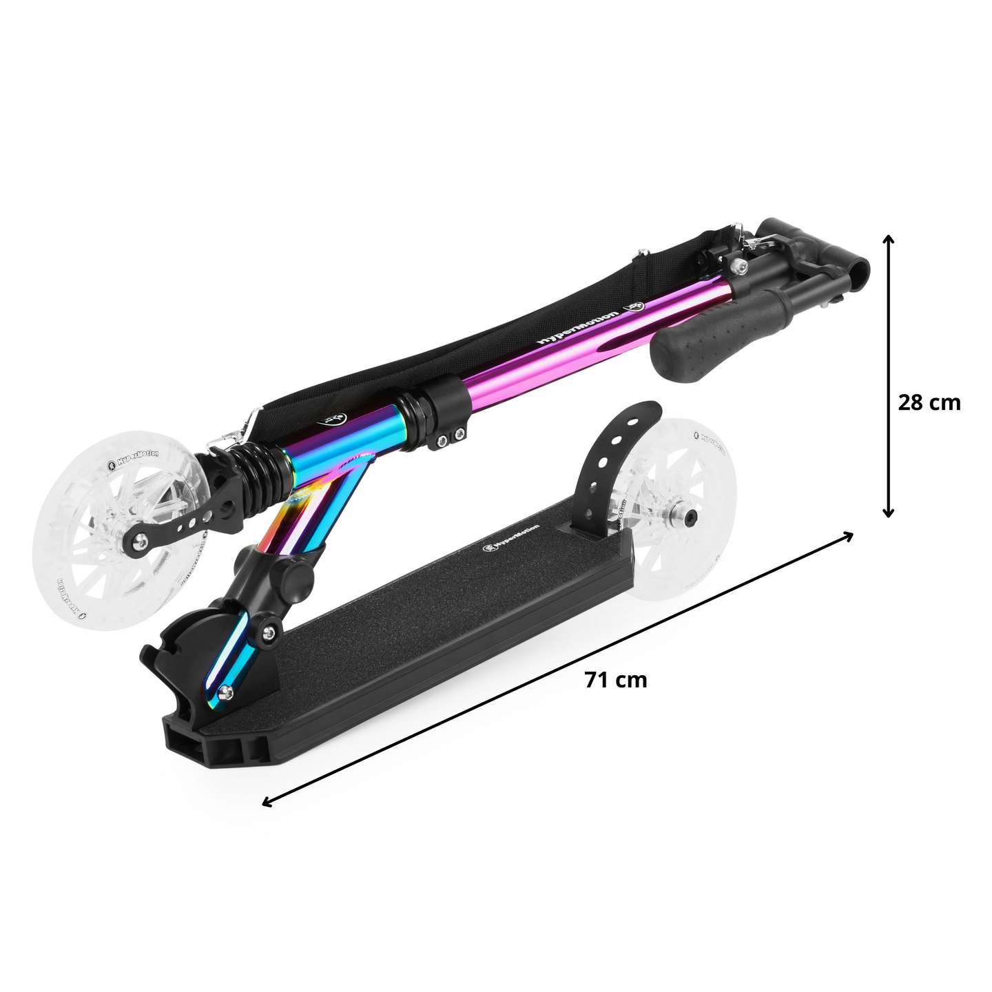 Dviejų ratų paspirtukas HOLO MAJESTIC HyperMotion 100kg - pilnas aliuminis