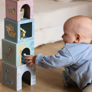 Bokšto rūšiuoklė su figūrėlėmis Dinozaurai