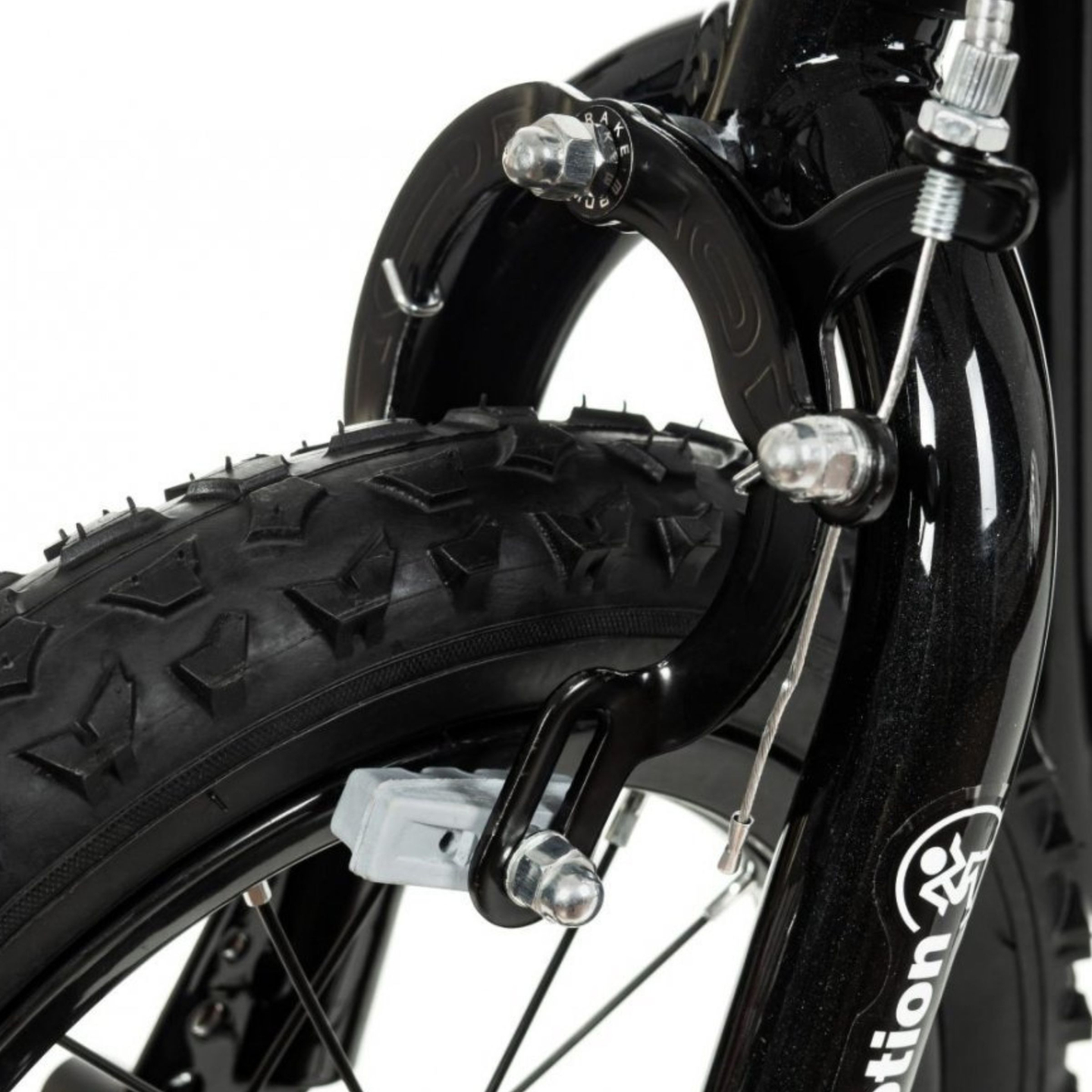 "HyperMotion VIVA 12" paspirtukas (30 cm ratai su pompa) - Juodas