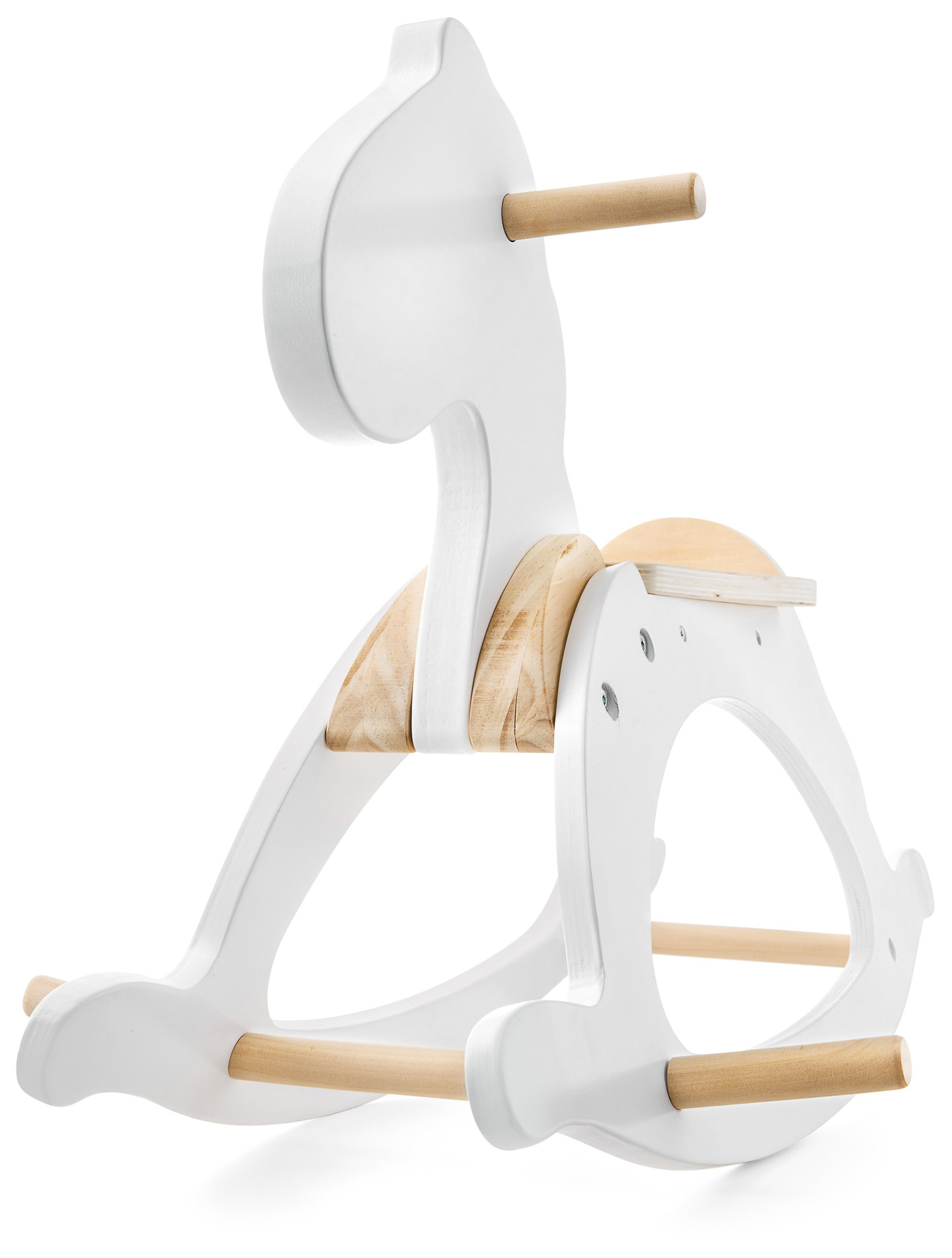 Medinis supamasis arklys - baltas - nuo 12 mėnesių.