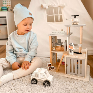 Medinė policijos nuovada su priedais