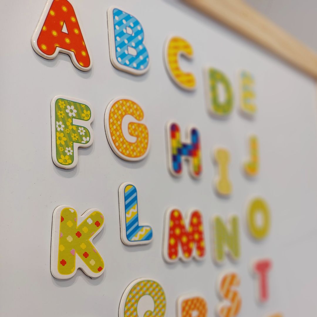 Didelė mokomoji dvipusė lenta: magnetinė ir kreidinė - sausai trinama lenta, medinė