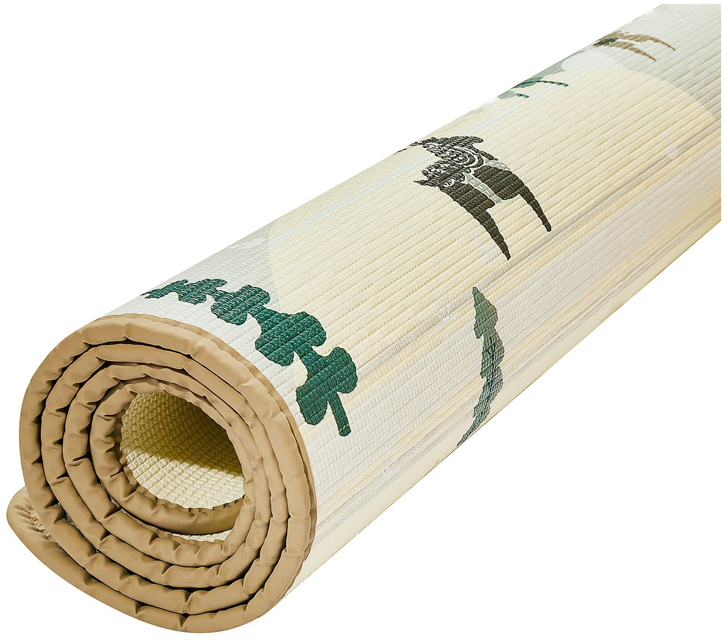 Dvipusis putų kilimėlis XXL - ritinėlis 1 CM (miškas ir kalnai)